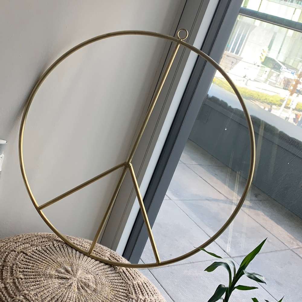 COPY - CB2 Peace Sign Decor